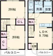サンライト秋留IIの間取り画像