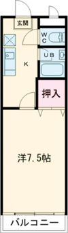 アルテ大在の間取り画像