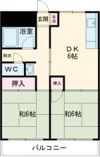 コーポ城崎の間取り画像