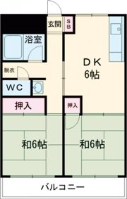 コーポ城崎の間取り画像
