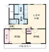 高津橋農住団地B棟の間取り画像