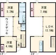パストガーデンみずき台Eの間取り画像
