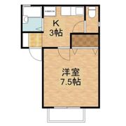 セジュールまつばらBの間取り画像