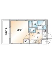 クオーレ神戸山手の間取り画像