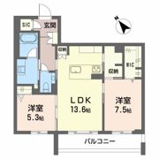 ベル クローシェの間取り画像