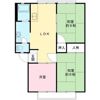 山田ハイツ B棟の間取り画像