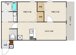 ヴェルジュ大野城レジデンシャルスイートの間取り画像