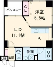 La Chic Ceriseの間取り画像