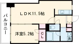 NiceマンションIT九品寺の間取り画像