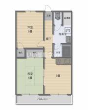 真宮マンションの間取り画像