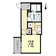ベイルームアーバン海老名の間取り画像