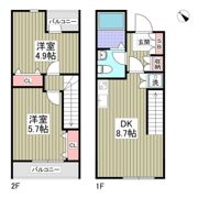 アンジュエールCの間取り画像