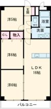 プロミネント四日市の間取り画像