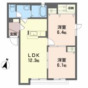 シャーメゾンメイDの間取り画像