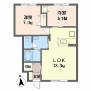 シャーメゾンディアス川内 A棟の間取り画像