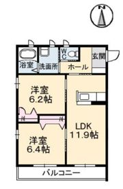 ガーデニアグランの間取り画像