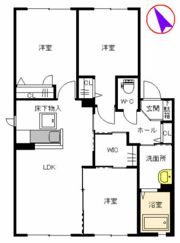 ノールカトレアⅡ C棟の間取り画像