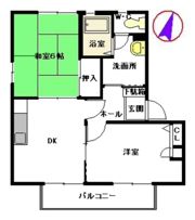 レガート外町 H棟の間取り画像