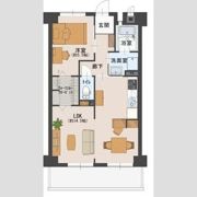 シャトー日東Aの間取り画像