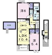 ソレアードAの間取り画像