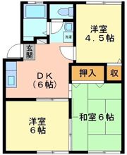 ルネシュ西長戸の間取り画像