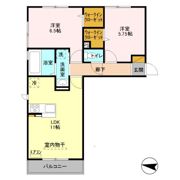 フルーレットの間取り画像