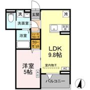 （仮）D-ROOM大島5丁目の間取り画像
