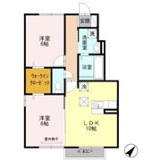 カーミー・呉竹 A棟の間取り画像