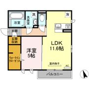 グレイスコスモス B棟の間取り画像