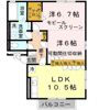 フローラル Ⅰの間取り画像