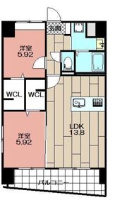 THE SQUARE Glory Residenceの間取り画像