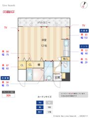 リヴァージュ松島の間取り画像