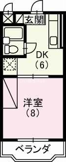 ハイツ石塚掛川Aの間取り画像