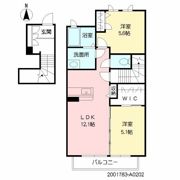 アトリエールKの間取り画像