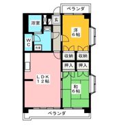 リバーサイドつるぎの間取り画像