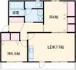 八ツ田ハイツ南棟の間取り画像