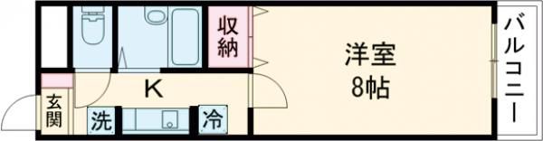 パルスコート新大宮の間取り画像