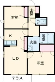 カーザ ボニータCの間取り画像