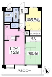 五郎山パークスの間取り画像