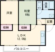 サニーヒルズ鳴丘 B棟の間取り画像