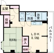 メゾン岩屋の間取り画像