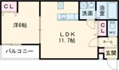 プルミエール椥辻の間取り画像