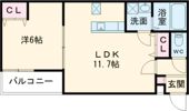 プルミエール椥辻の間取り画像