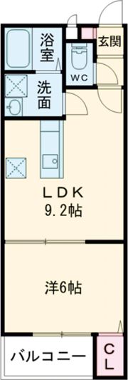 (仮称)山科区椥辻西浦町 新築アパートの間取り画像