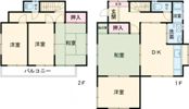 瑞穂町むさし野3丁目戸建の間取り画像