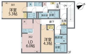カインドネス相模原氷川町の間取り画像