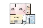 青と白の間取り画像