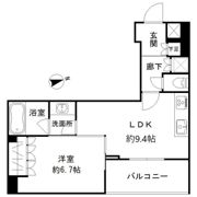 RODIA立川の間取り画像