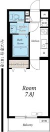 リブリ・千葉公園の間取り画像
