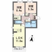 シャーメゾン アルモニーの間取り画像